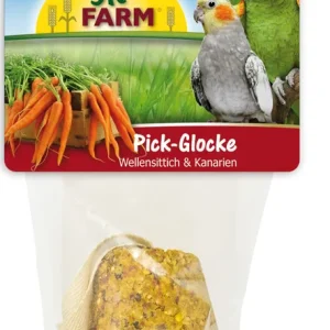 Sparpaket 2 x 150 g JR Farm Pick-Glocke Wellensittich & Kanarien Vogel Snack Günstig